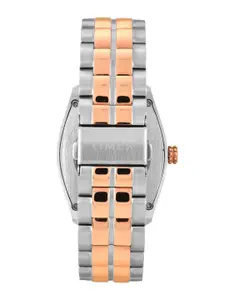 Timex Men Mother of Pearl Dial & Stainless Steel Straps Analogue Multi Function Automatic Motion Powered Watch