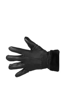 Alexvyan Women Leather Winter Gloves