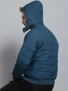 Monte Carlo Men Hooded Striped Casual Bomber Lightweight Jacket