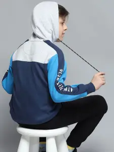 Monte Carlo Boys Printed Hooded Full Sleeve Tracksuit