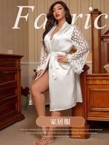 DressBerry Knee Length Robe With Belt