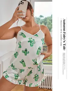 DressBerry Women Printed Night suit