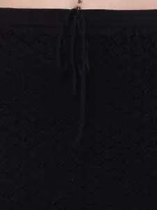 NoBarr Women Self Design Pure Cotton A-Line Maxi Skirt