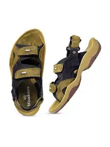 Woakers Men Leather Sports Sandal