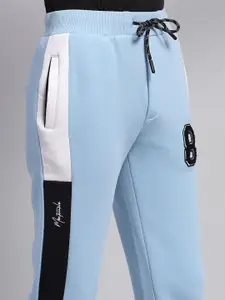 Monte Carlo Boys Colourblocked Mid-Rise Track Pants