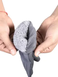 Calvadoss Men Patterned Winter Gloves