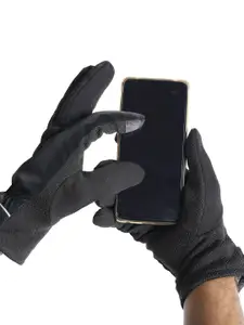 Calvadoss Men Patterned Winter Gloves