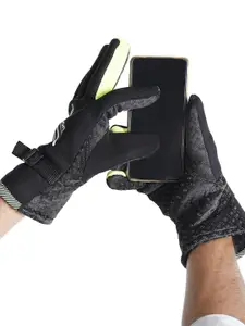 Calvadoss Men Patterned Winter Gloves