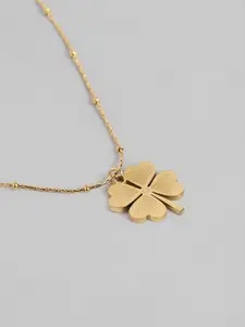 DressBerry Floral Shaped Pendants with Chains