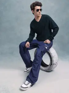 The Roadster Lifestyle Co. Solid Cable Knit Pullover