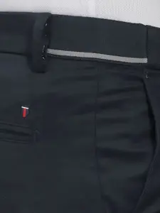 Louis Philippe Sport Men Slim Fit Mid-Rise Cotton Trouser