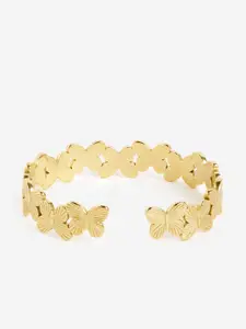 DressBerry Women Butterfly Shaped Cuff Bracelet