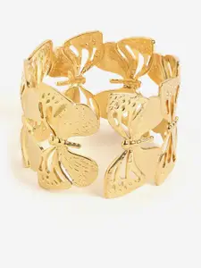 DressBerry Women Butterfly Shaped Cuff Bracelet