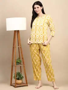 Kryptic Women Printed Cotton Relaxed Fit Loungepant