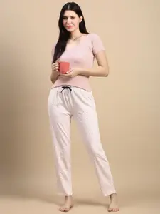 Kryptic Women Printed Cotton Relaxed Fit Loungepant