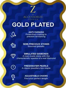 Accessorize London 14K Gold-Plated Circular Shaped Hoop Earrings