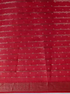 Sangria Bandhani Printed Saree With Unstitched Blouse