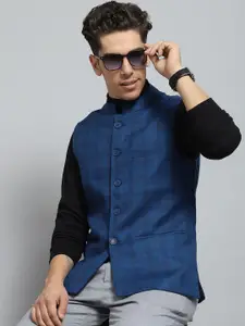 Monte Carlo Men checked Woollen Sleeveless Lightweight Outdoor Tailored Jacket