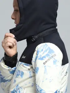 Monte Carlo Boys Hooded Abstract Printed Casual Lightweight Padded Jacket