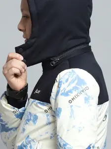 Monte Carlo Boys Hooded Abstract Printed Casual Lightweight Padded Jacket