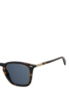 Polaroid Men Square Sunglasses with UV Protected Lens 716736191676