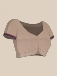 Silk Land Striped Chanderi Cotton Digital Print Saree