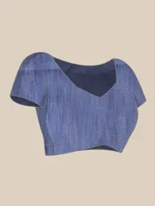 Silk Land Abstract Chanderi Cotton Digital Print Saree