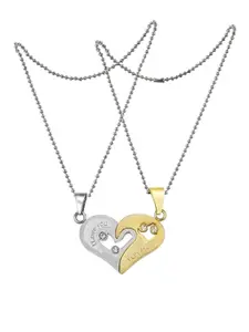 DressBerry Eternal Love Heart Pendant With Chain