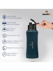 Speedex Blue 4 Pieces Stainless Steel Water Bottle 500ml Each