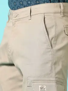 V-Mart Men Regular Fit Cotton Cargos Trousers