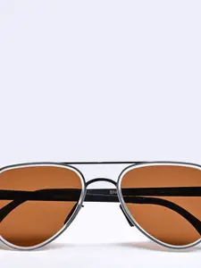 Snitch Men Aviator Sunglasses with UV Protected Lens SN0071