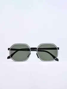 Snitch Men Oval Sunglasses with UV Protected Lens SN0050