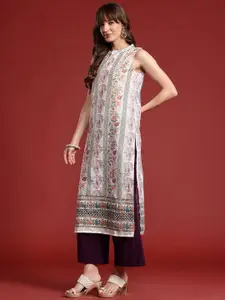 Anouk Floral Printed Pure Cotton Kurta