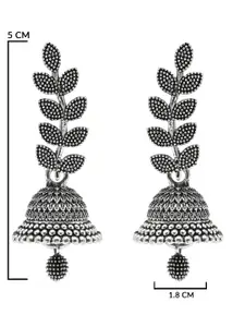 I Jewels Contemporary Jhumkas Earrings