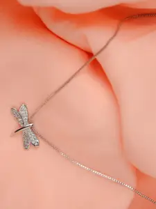 Zeraki Jewels Silver-Plated Star Shaped Pendants With Chains