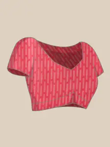 Silk Land Floral Fusion Chanderi Digital Print Saree