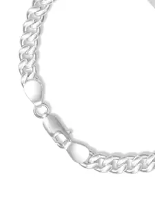 Zavya 925 Silver-Plated Link Bracelet