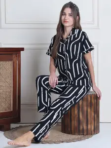 Secret Wish Women Printed Cotton Night suit