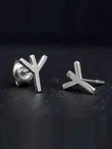 Anouk 925 Sterling Silver Contemporary Studs