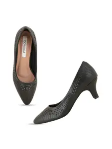 CORSICA Embellished Party Kitten Pumps