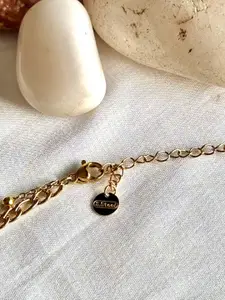 The Jewellery Tale Gold-Plated Double Layered Necklace