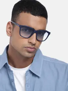 Fastrack Men Wayfarer Sunglasses with UV Protected Lens P428BU10V