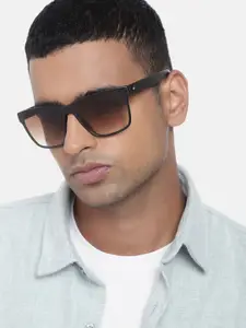 Fastrack Men Wayfarer Sunglasses with UV Protected Lens P413BR2V