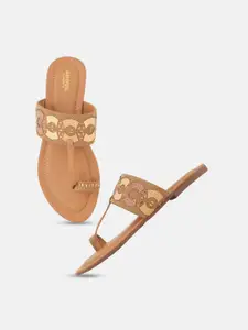 Anouk Women Embellished Party One Toe Flats