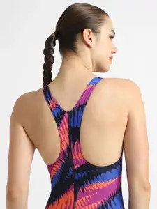 Speedo Women Endurance+ Razorsharp Racerback Quick Dry One Piece Swimsuit With Bra Pads