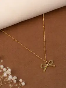 Zeraki Jewels Gold-Plated Heart Shaped Pendants