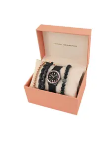 French Connection Women Watch Gift Set FCW13BL