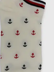 Tommy Hilfiger Pack Of 2 Patterned Ankle-Length Socks