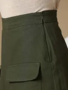 Chemistry Pure Cotton A-Line Skirt