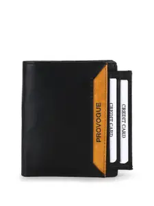 Provogue Men Solid  PU Two Fold Wallet